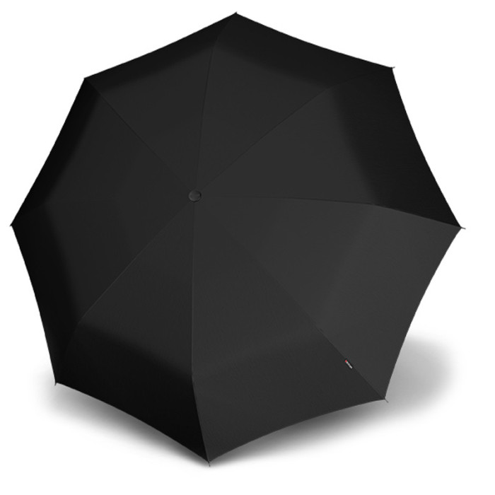 Зонт Knirps T.260 Crook Handle Black Авто/Складной/8спиц /D97x33см  