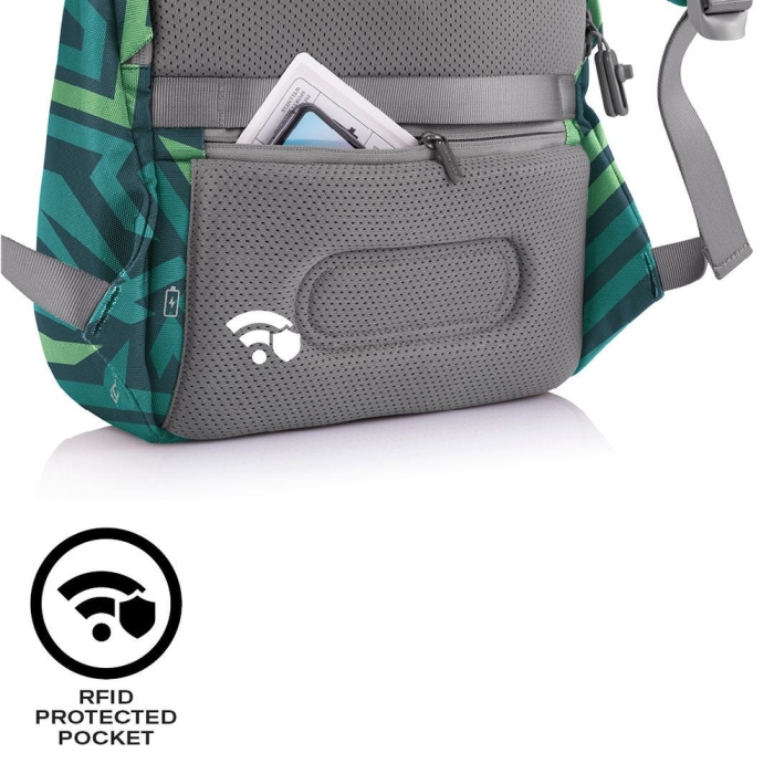 Рюкзак XD Design Bobby Soft Art Abstract, защита от воровства, порезов  