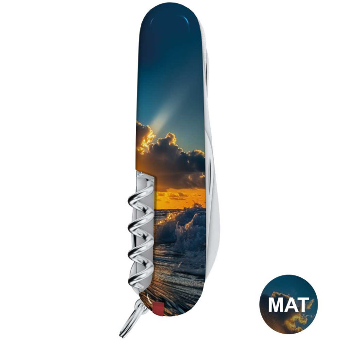 Складной нож Victorinox HUNTSMAN DESIGN Солнечная волна  