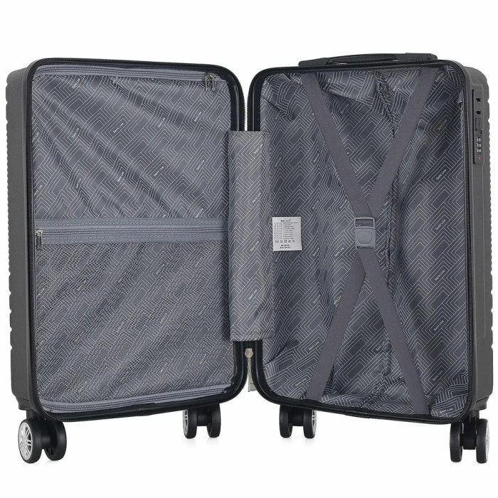 Чемодан Semi Line 20" (S) Black (T5789-1)  