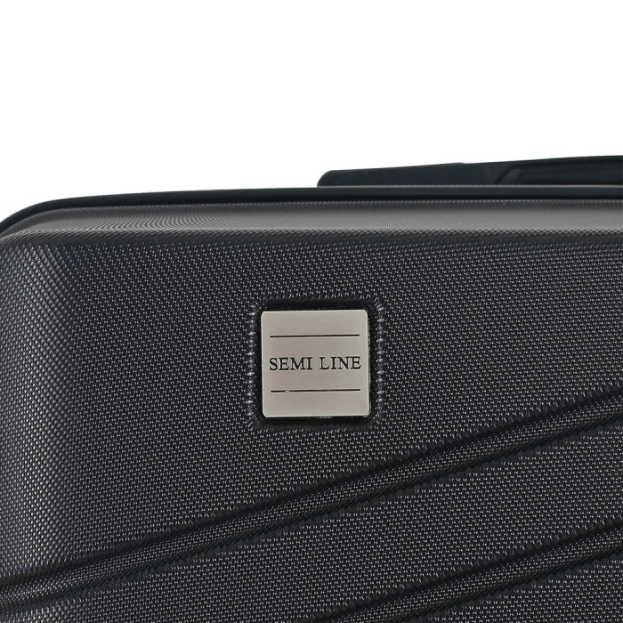 Чемодан Semi Line 20" (S) Black (T5789-1)  