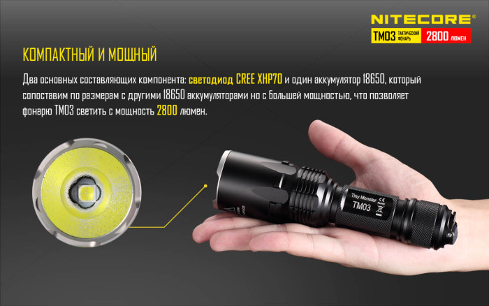 Фонарь Nitecore TM03  