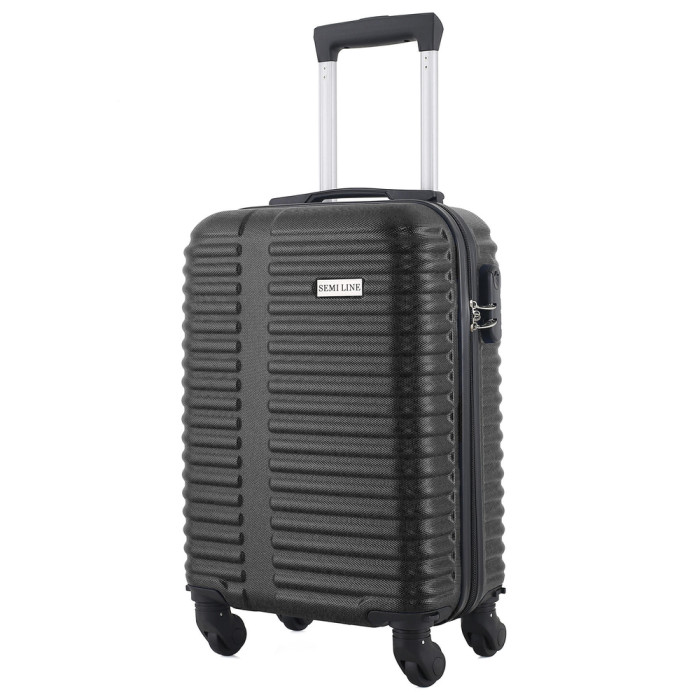 Чемодан Semi Line 20" (S) Black (T5608-0)  