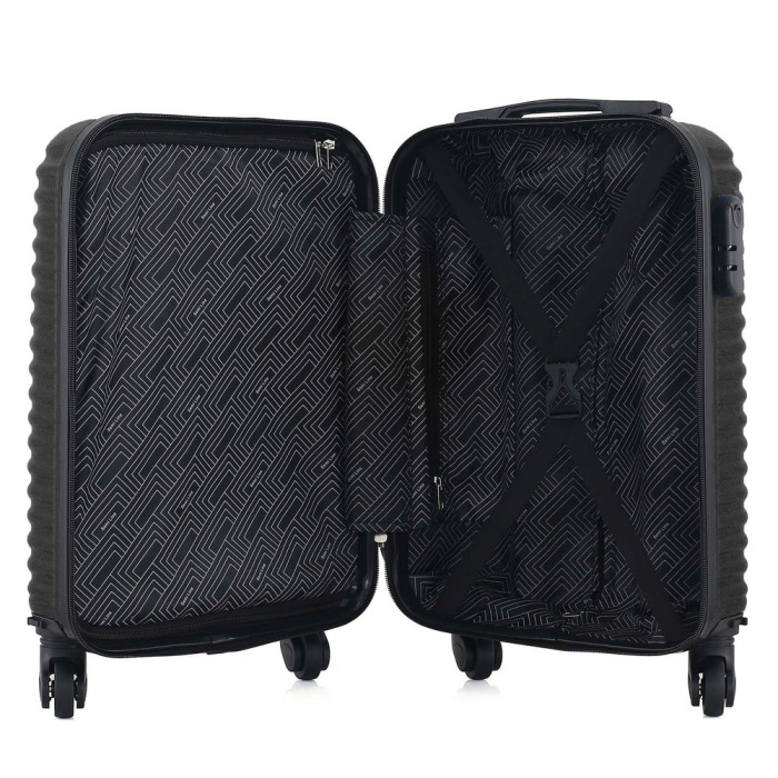 Чемодан Semi Line 20" (S) Black (T5608-0)  