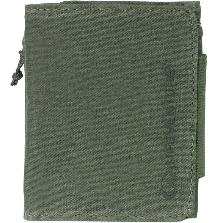 Кошелек RFID Lifeventure Tri-Fold Wallet, Olive 