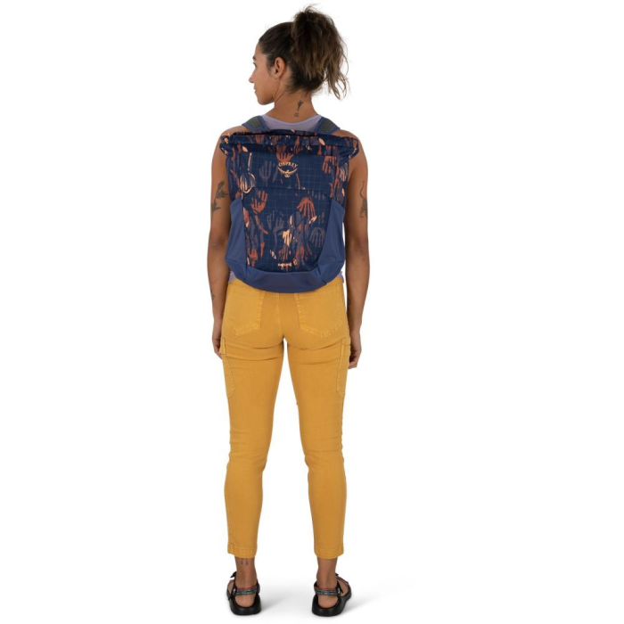Рюкзак Osprey Daylite Tote Pack wild blossom print/alkaline - O/S - синий  
