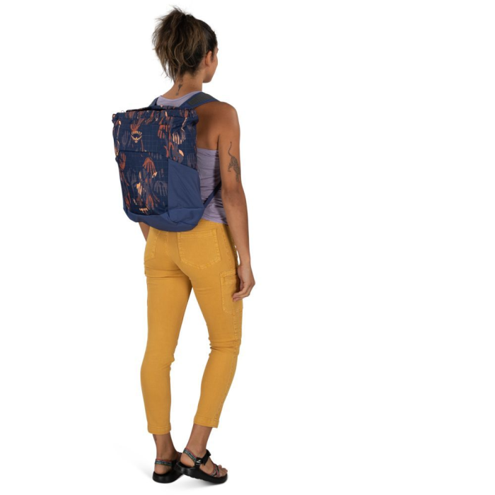 Рюкзак Osprey Daylite Tote Pack wild blossom print/alkaline - O/S - синий  