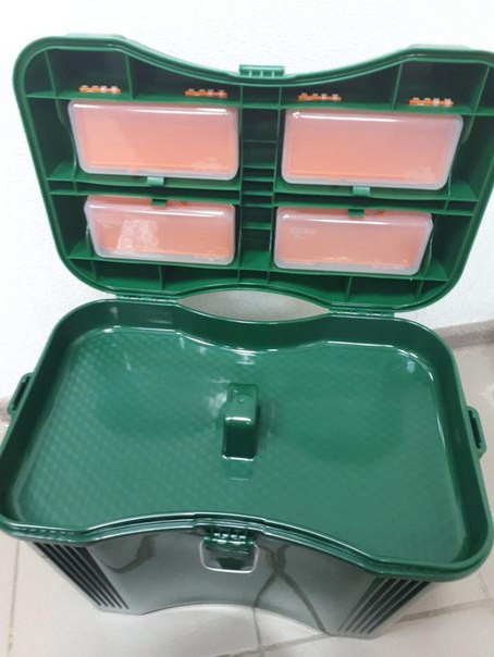 Ящик рыболовный Tramp TRA-152, зеленый  