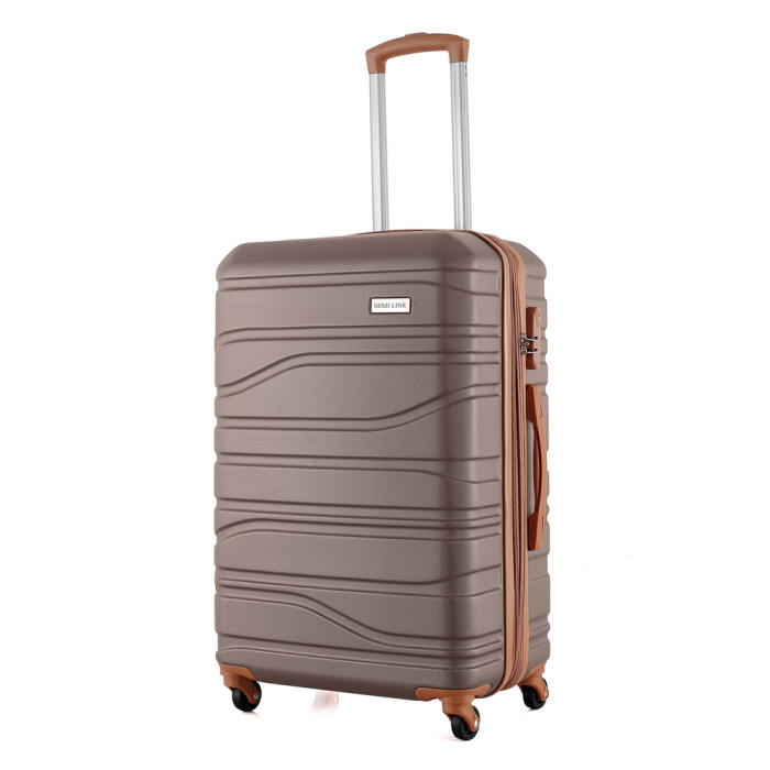 Чемодан Semi Line 24" (M) Graphite/Brown (T5689-2)