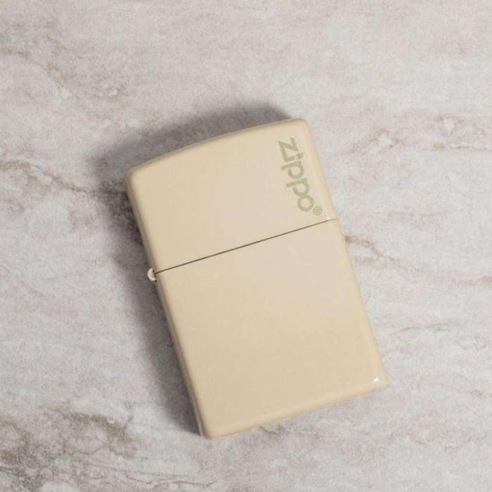 Зажигалка Zippo 49453ZL Flat Sand Zippo Logo (49453ZL)  