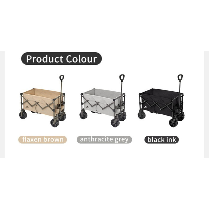 Складная тележка Naturehike CNK2350JJ012, 70 л, черная  