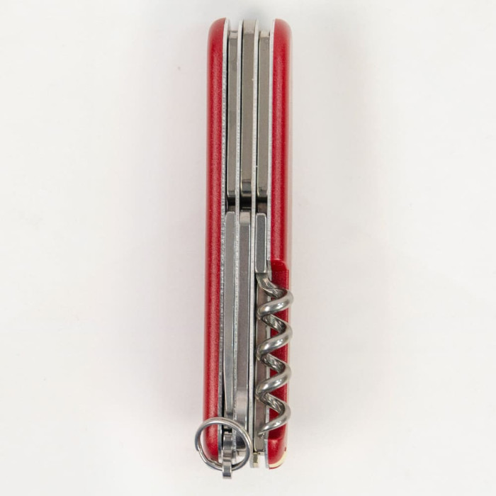 Складной нож Victorinox CLIMBER MAT красный матовый лак с желтым лого  