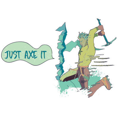 Кепка Ogso Rapper Cap Just Axe It 56-57  