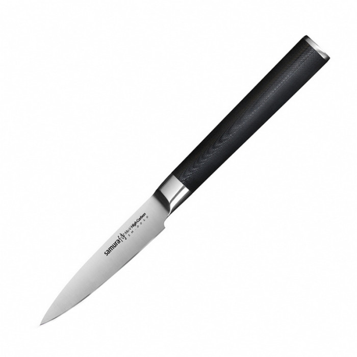 Нож кухонный Samura Mo-V овощной, 80 мм, SM-0010  