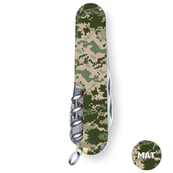Складной нож Victorinox SWISSCHAMP ARMY Пиксель с красн Лого 1.6795.3.W3941p  