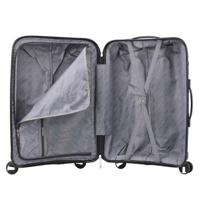 Чемодан Semi Line 24" (M) Black (T5908-3)  