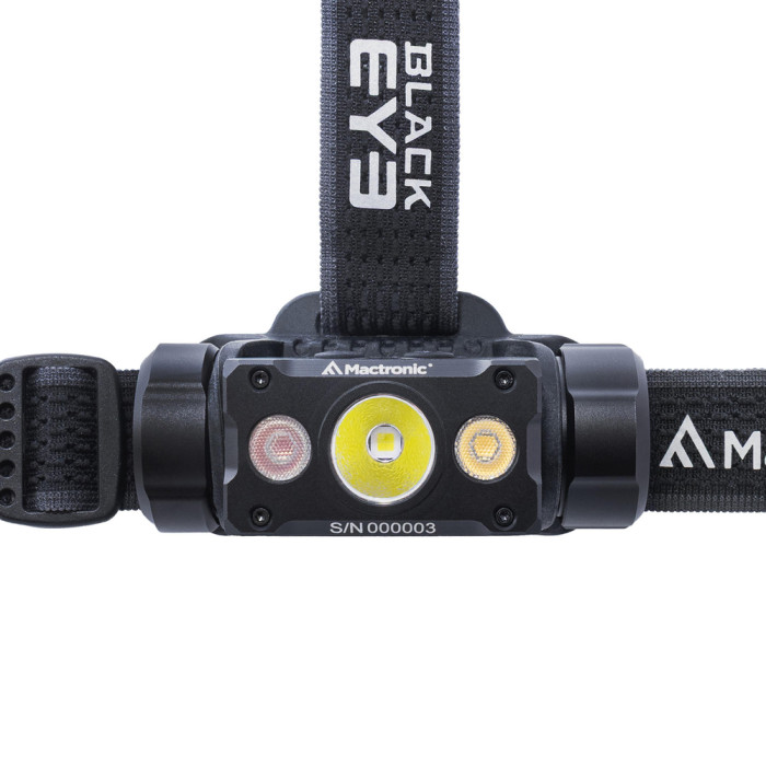 Фонарь налобный Mactronic Black Eye H40 (4000 Lm) Cool White/Red LED Rechargeable Type-C (THL0061)  