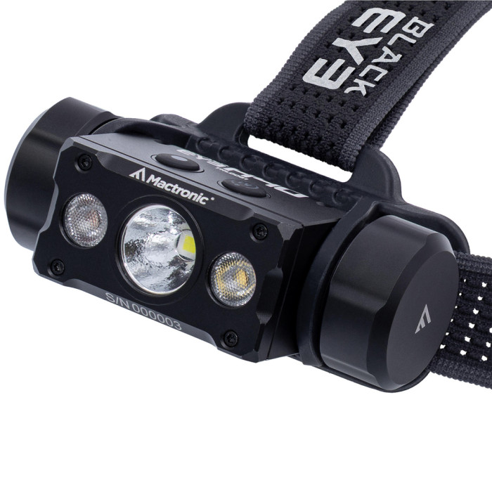 Фонарь налобный Mactronic Black Eye H40 (4000 Lm) Cool White/Red LED Rechargeable Type-C (THL0061)  