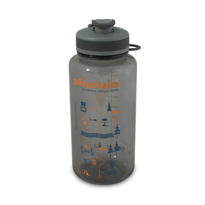 Фляга Pinguin Tritan Fat Sport Bottle 2023 BPA-free, 1,0 L, Grey (PNG 816686)