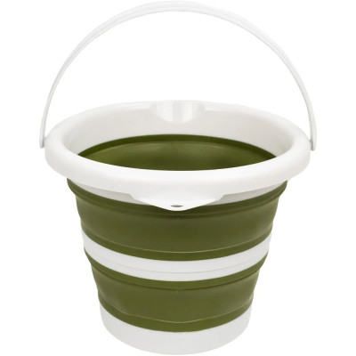 Ведро Tribe Water Bucket 5 л силиконовое T-FJ-0047, olive