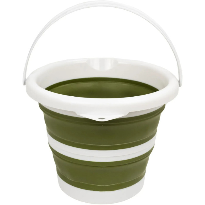Ведро Tribe Water Bucket 5 л силиконовое T-FJ-0047, olive  