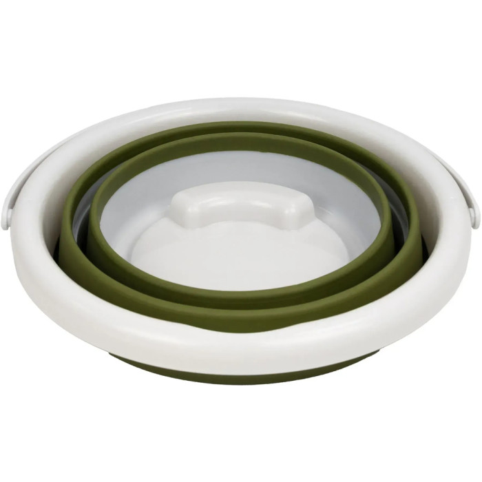 Ведро Tribe Water Bucket 5 л силиконовое T-FJ-0047, olive  