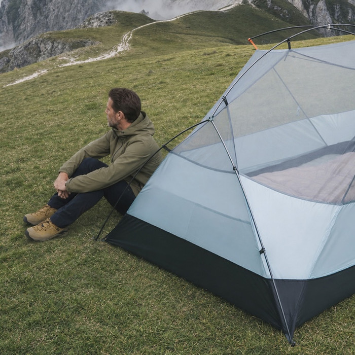 Палатка сверхлегкая трёхместная Naturehike Mongar CNK2650WS014, 210T, зеленая  