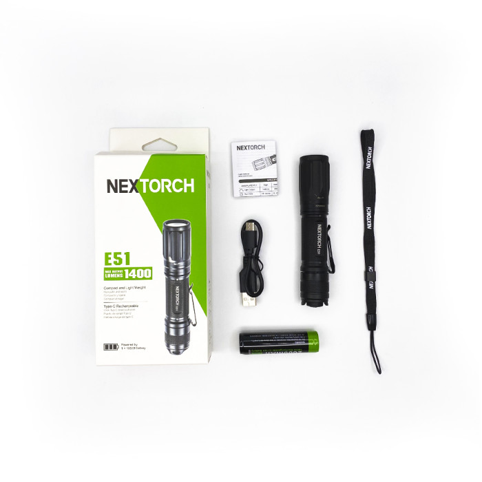 Карманный фонарь Nextorch E51 V2.0 OSRAM P9 LED, 1400 люмен  