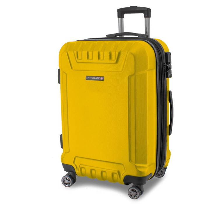 Чемодан Swissbrand Ranger (L) Yellow (SWB_LHRAN002L)  