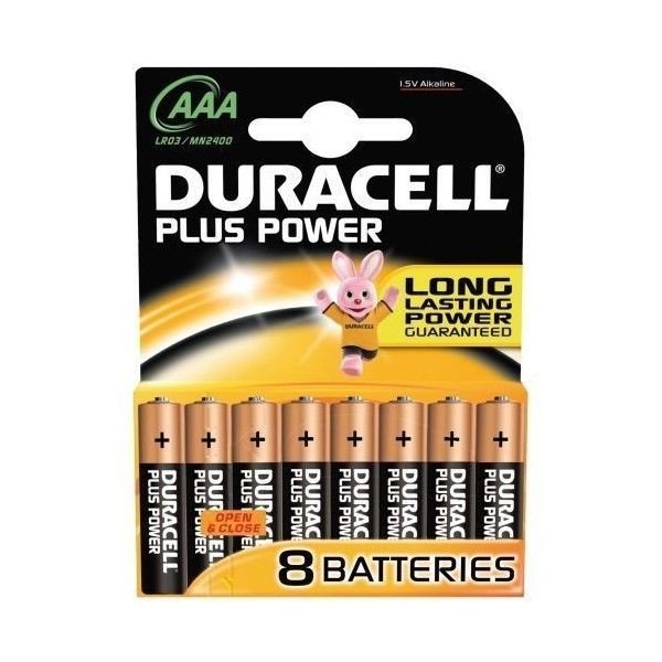 Батарейка AAA Duracell LR03 MN2400 8 шт.  