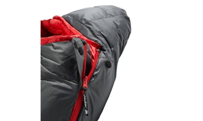 Спальный мешок Deuter Astro Pro 1000 цвет 4000 granite левый  