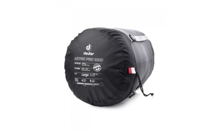 Спальный мешок Deuter Astro Pro 1000 цвет 4000 granite левый  