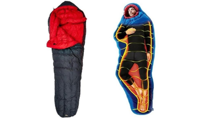 Спальный мешок Deuter Astro Pro 1000 цвет 4000 granite левый  