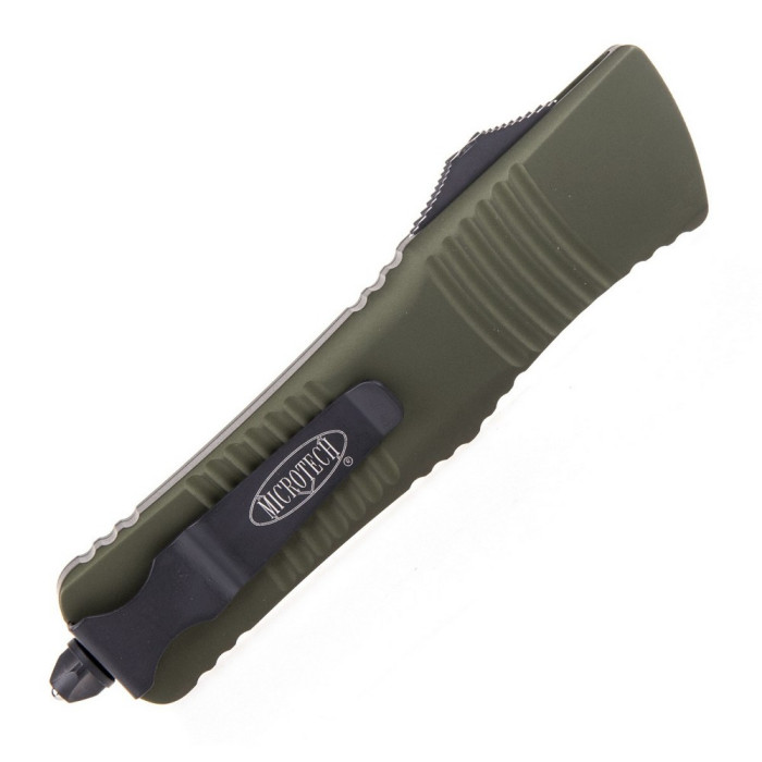 Нож Microtech Combat Troodon Double Edge Black Blade FS серрейтор od green (142-3OD)  
