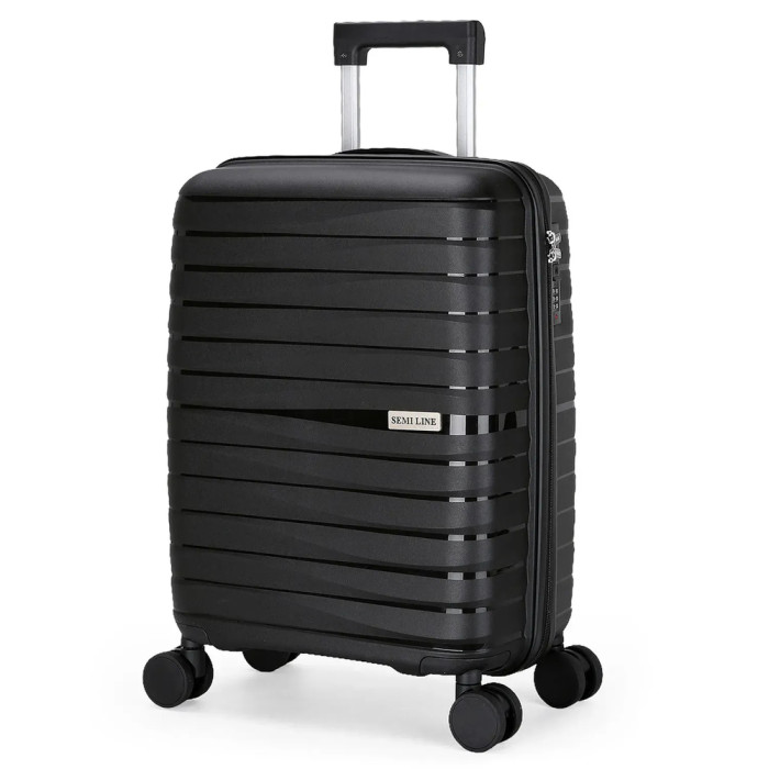 Чемодан Semi Line 20" (S) Black (T5794-1)  