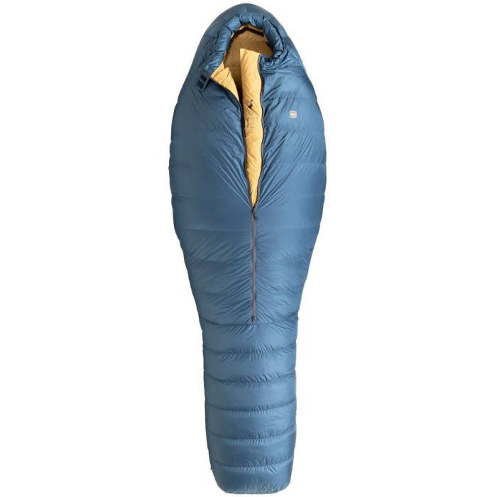 Спальник пуховой Turbat KUK 700 legion blue/dark cheddar - 185 см - синий/оранжевый  