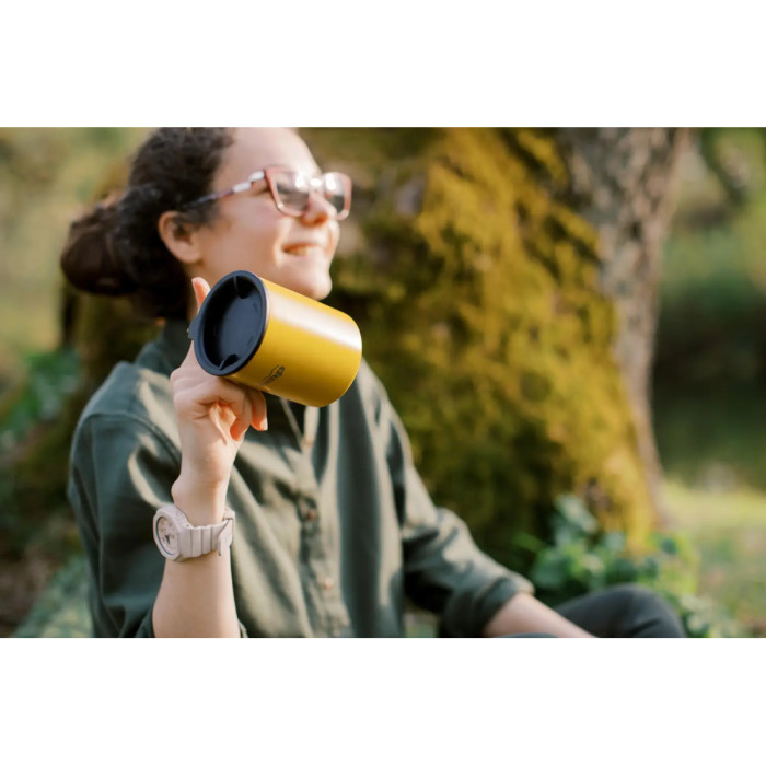 Термокружка TRAMP со складными ручками и поилкой 400мл UTRC-137 mustard  