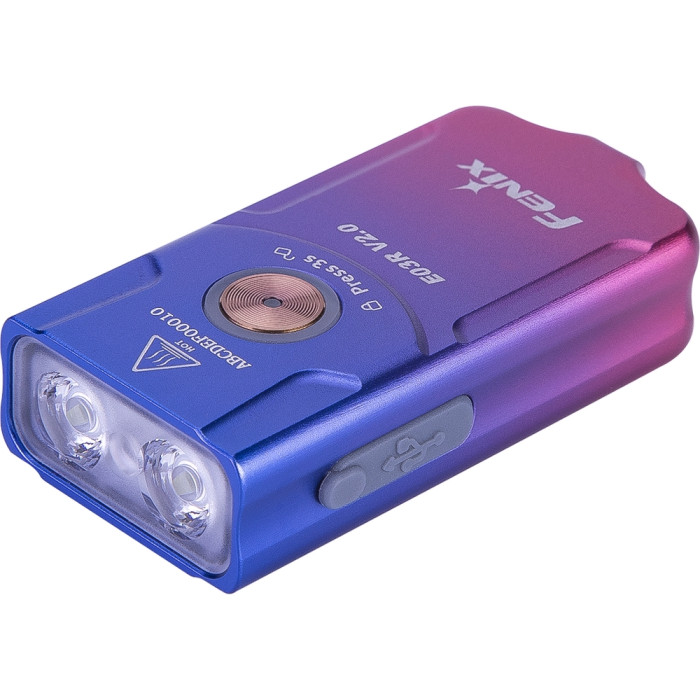 Фонарь наключный Fenix ​​E03R V2.0, сиреневый  