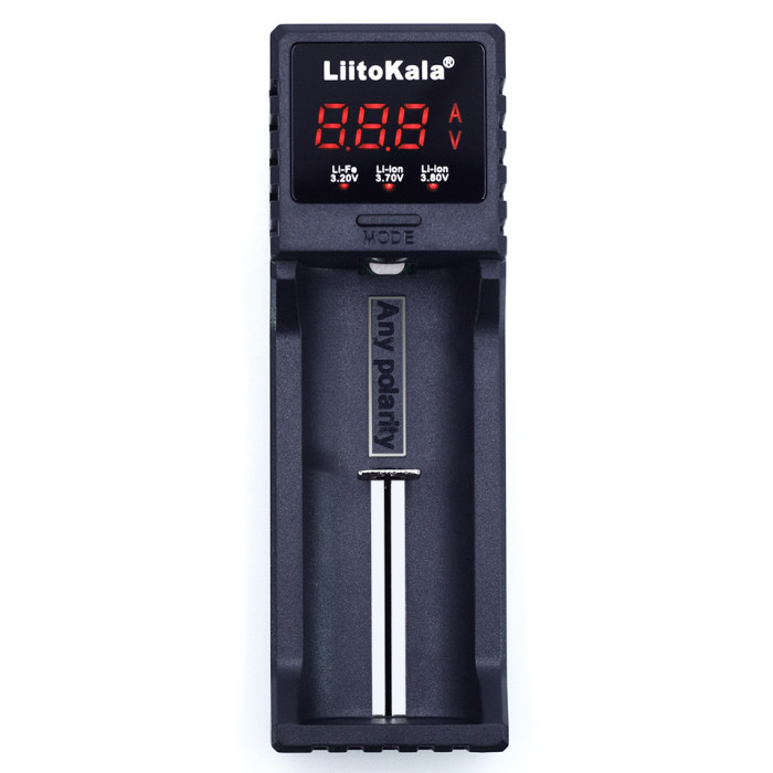 Зарядное устройство Liitokala Lii-S1, 1 канал, Ni-Mh/Li-ion/LiFePo4, USB 
