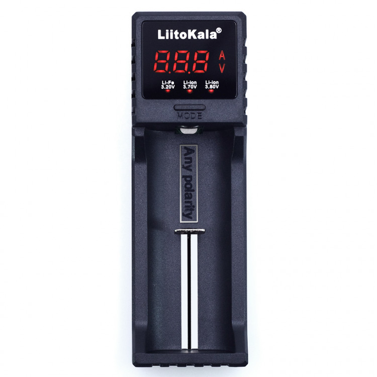Зарядное устройство Liitokala Lii-S1, 1 канал, Ni-Mh/Li-ion/LiFePo4, USB 