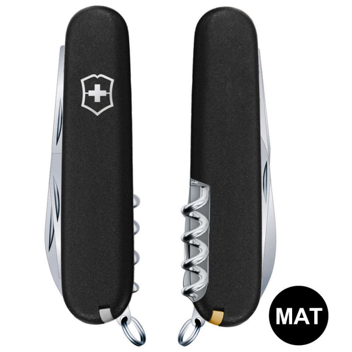 Складной нож Victorinox CLIMBER MAT черный матовый лак  