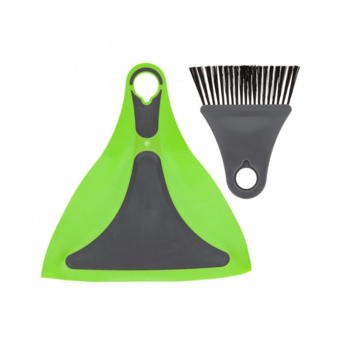 Набор Summit Pop Flexi Dustpan And Brush Lime (совок и щетка)  