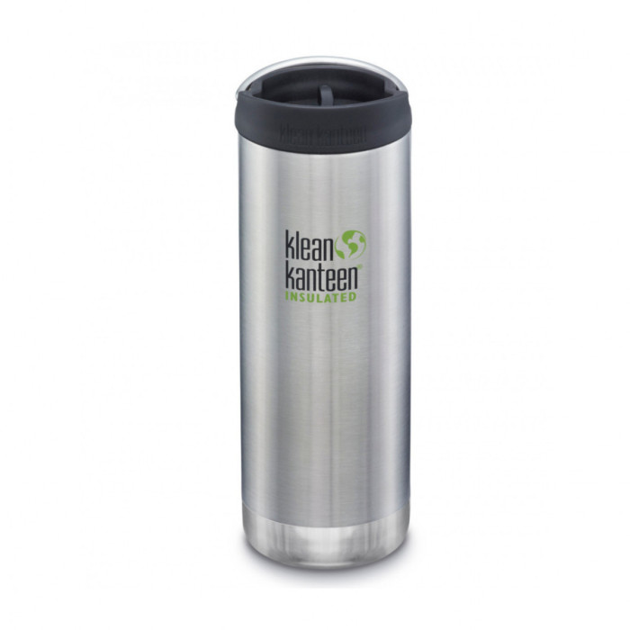 Термокружка Klean Kanteen TKWide Cafe Cap 473 мл - серая  