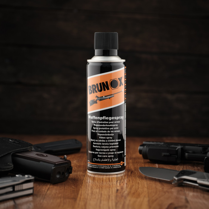 Антикоррозионная защита и смазка для оружия, спрей Brunox Gun Care 300ml  