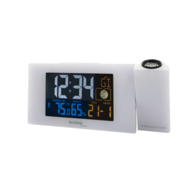 Часы проекционные Technoline WT537 - белые