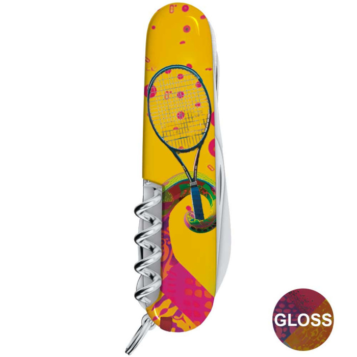 Складной нож Victorinox HUNTSMAN ZODIAC Змея-теннисист 1.3713.Z4300pk  