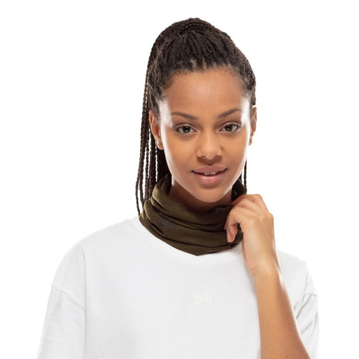 Шарф-труба Buff Coolnet UV+INSECT SHIELD solid military  
