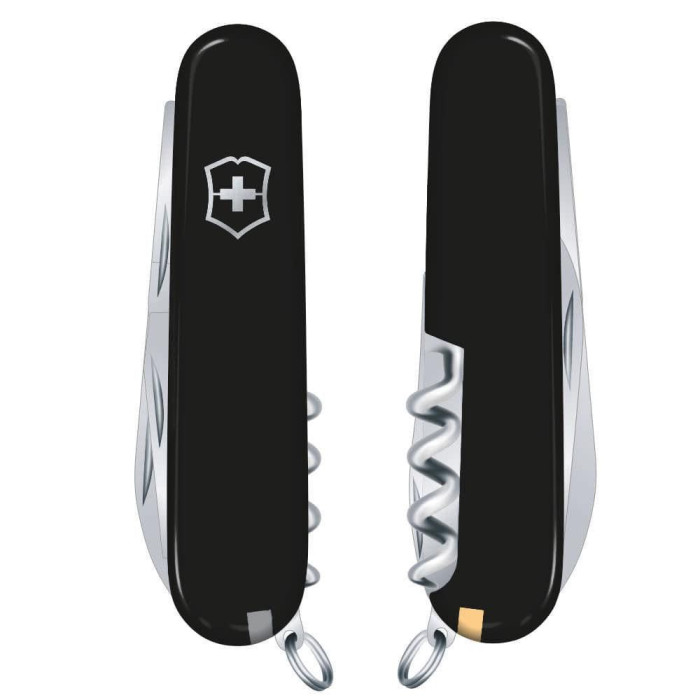 Нож Victorinox Sportsman 84мм/13функ/черный  