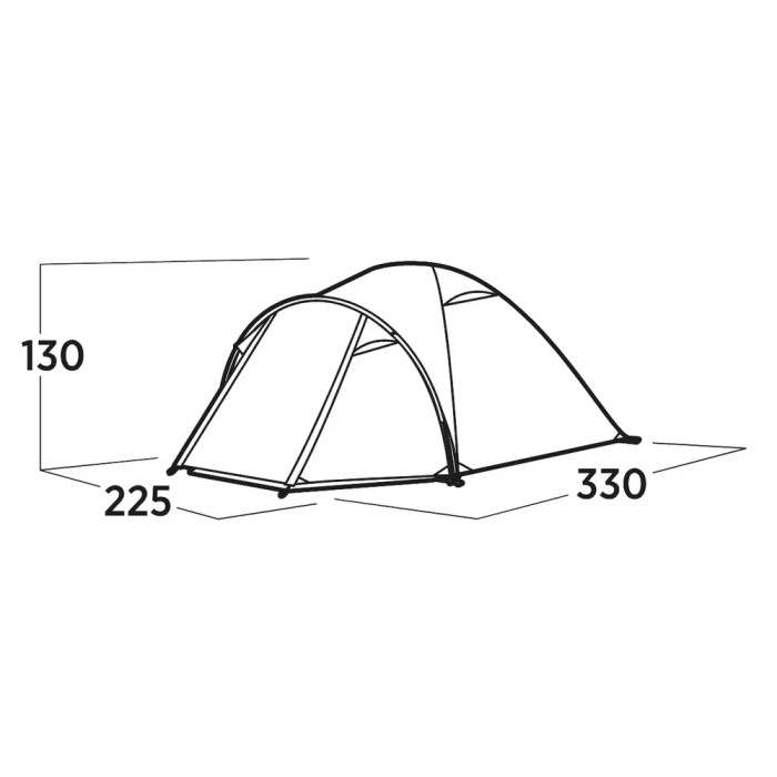 Палатка четырехместная Easy Camp Setesdal 4 (120478)  