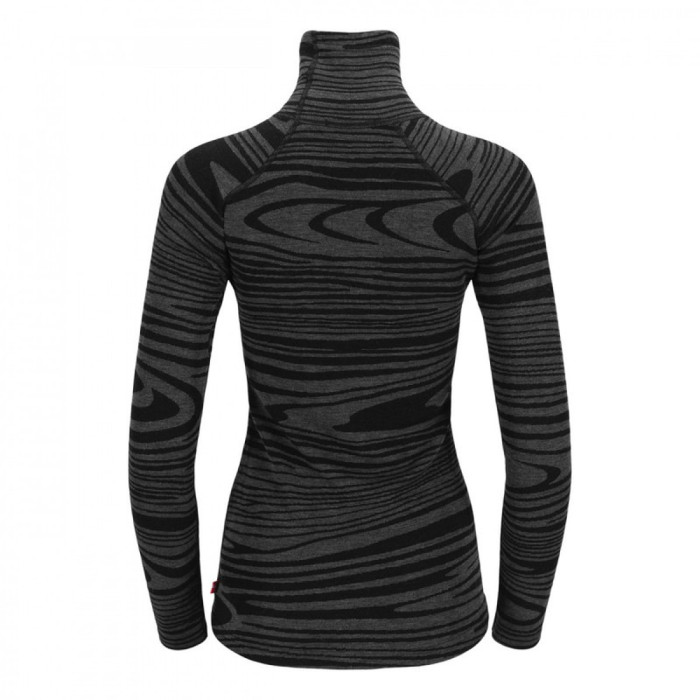 Термокофта жен. Aclima WarmWool 200 Roll Neck W's Black Motion M  
